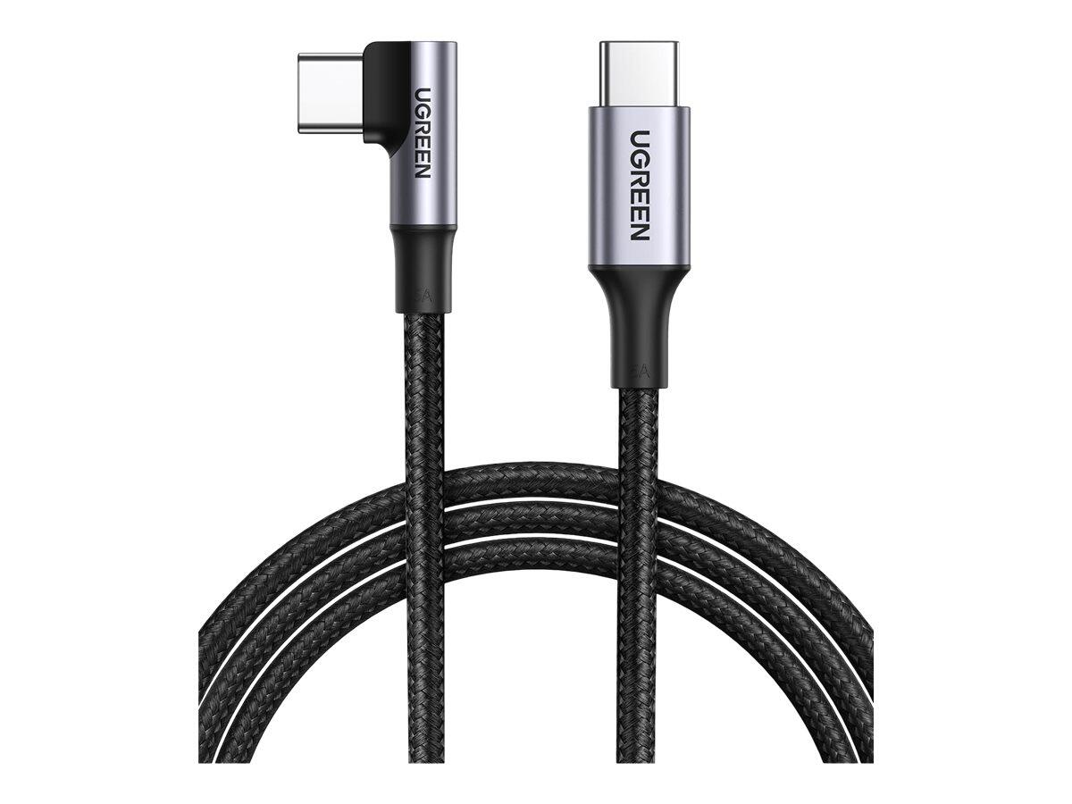 UGREEN US334 USB-C auf USB-C Ladekabel, 1m, schwarz 70643