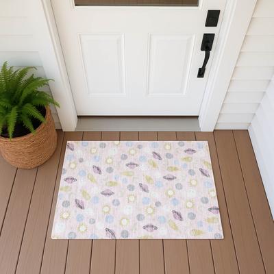 Addison Rugs Machine Washable Indoor/ Outdoor Planets Comets Chantille Rug