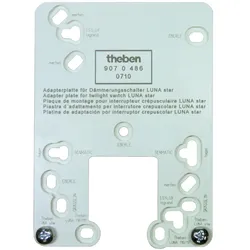 Theben 9070486 Adapterplatte für LUNA star Adapterplatte LUNA star