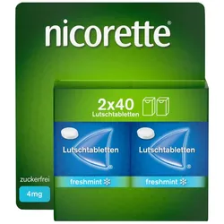 nicorette Lutschtablette freshmint 4 mg Nikotin 80 St