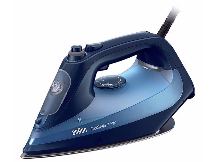 Braun TexStyle 7 Pro SI 7154 BL Bügeleisen – Bügeleisen/Dampfbügeleisen – blau