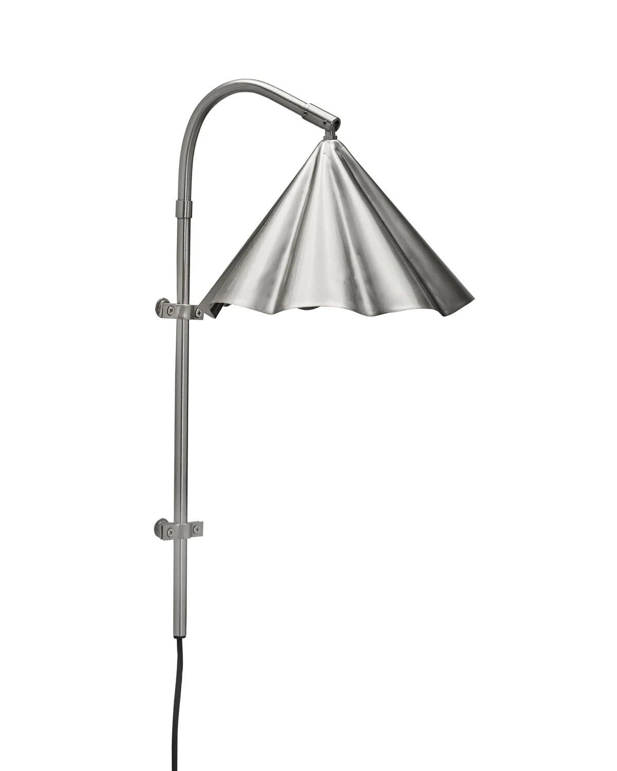 House Doctor Flola wandlamp zilver metaal Hoogte: 51 cm