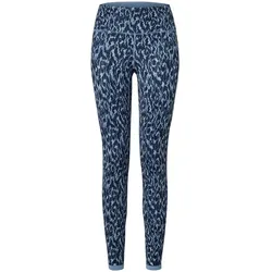 Tchibo - Wende-Sporttight - Damen - Gr. XXL - blau/print