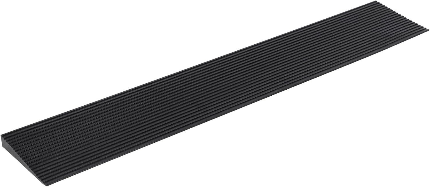 Merkloze rubberen drempelramp, breedte: 90 cm