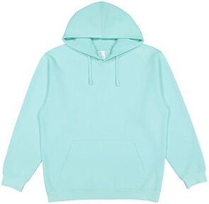 LAT 6926 Pullover Fleece Hoodie in Chill size Small   Ringspun Cotton