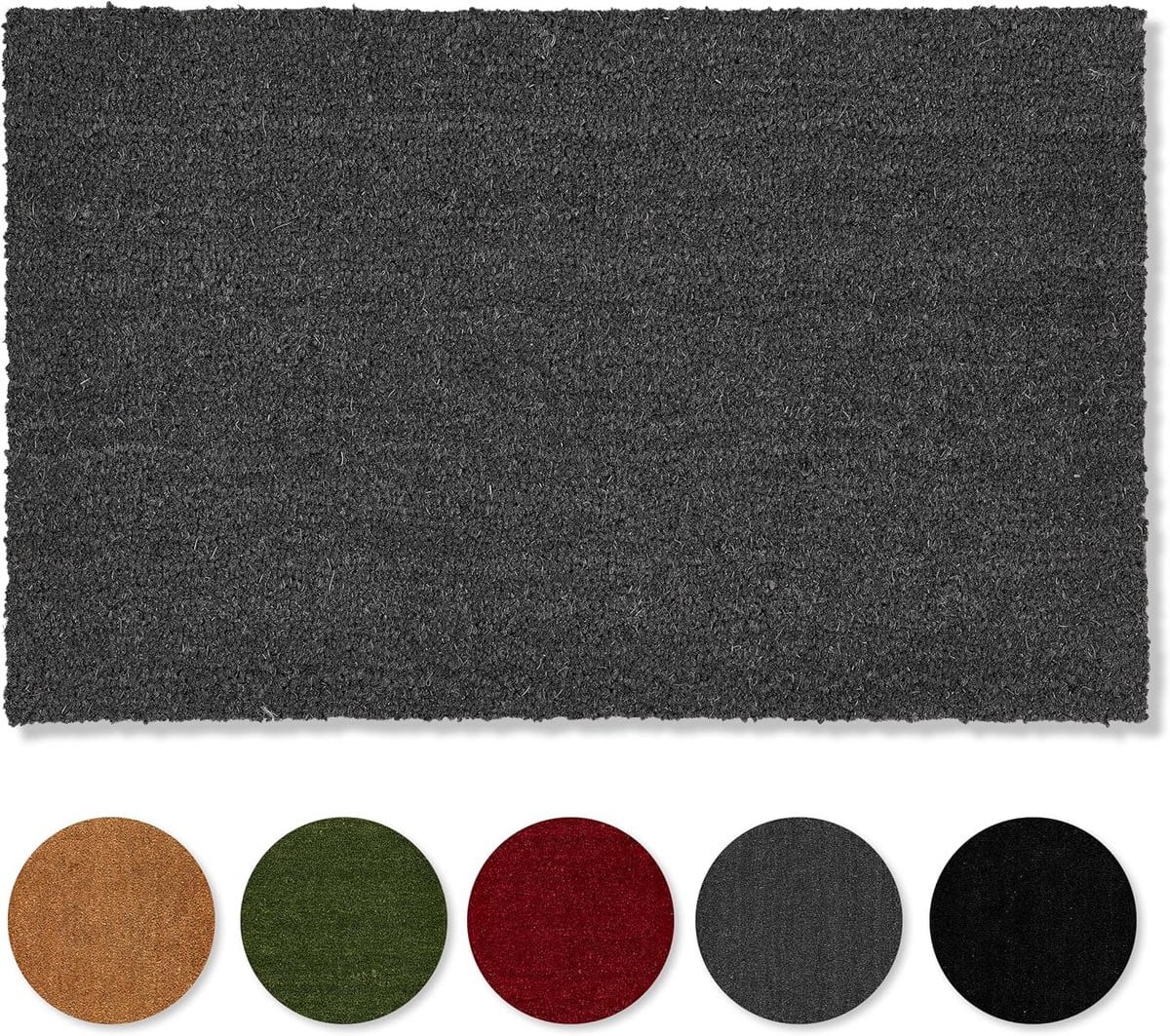 Grijs Kokosmat Antibacterieel Deurmat 40 x 60 cm