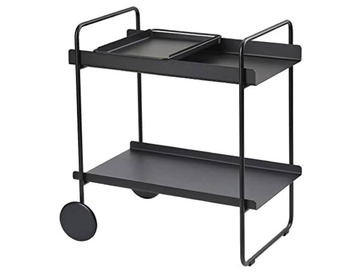 Zone Denmark A-Cocktail Trolley Barwagen, 60,6 x 40,5 x 66,4 cm, Schwarz