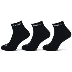 O ́neill Quarter Socken 3-Pack schwarz - 35-38 - 35-38