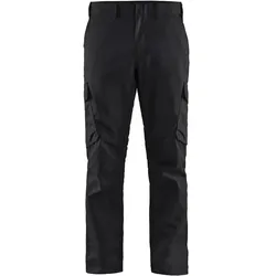 Stretch Bundhose "1444" Industrie - C66 - schwarz/dunkelgrau