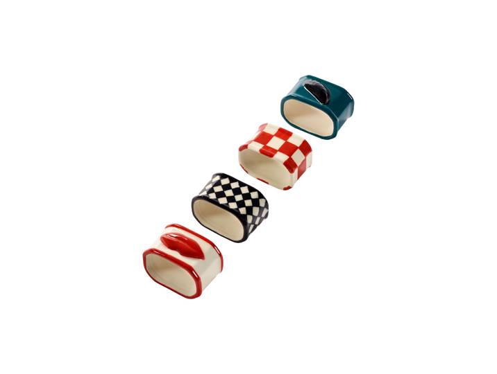 Serax - Rond de serviette Les objets Moulversants - Multicolore - Grès émaillé - Designer Wouters & Hendrix