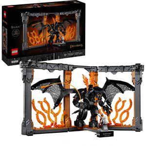 LEGO Icons 10367 Der Herr der Ringe: Balrog Bücherstütze, ab 18 Jahre, 1.201 Teile