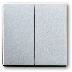 Busch-Jaeger FUTURE LINEAR Wippe Serien, Schalter/Taster, aluminium-silber, matt, ohne ISO Aufdruck
