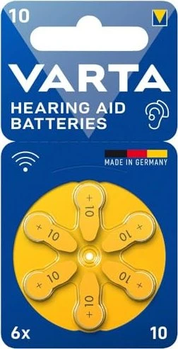 VARTA Hörgerätebatterien VARTA Hearing Aid Battery 6 Stück, 6 Stk