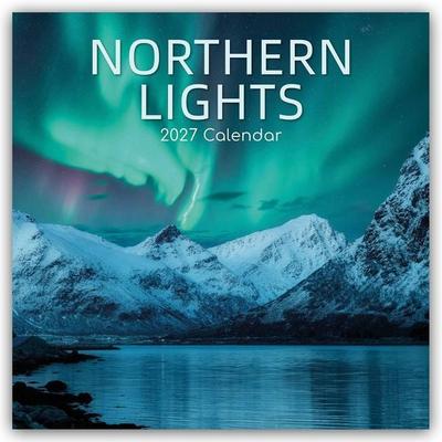 Northern Lights – Nordlicht – Aurora Borealis 2027 – 16-Monatskalender