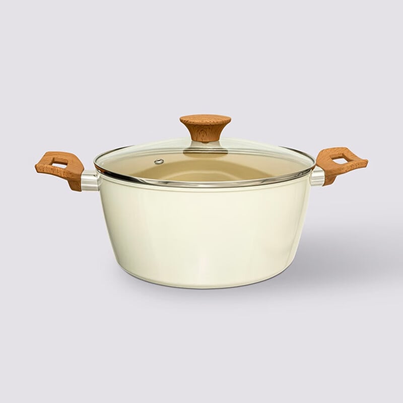 5five Harmony gesmede kookpan met deksel - 24 cm, gerecycled aluminium