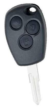 Funkfernbedienung für Dacia/Nissan/Renault, Modell 'VAC102AR01', 3 Tasten