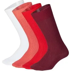 DILLY SOCKS Socken Ribbed Just Red, Größe 41/46 in Bunt Bunt