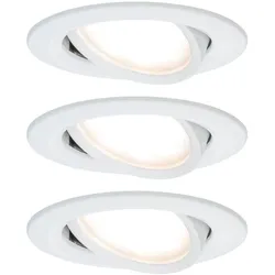 Paulmann, Einbauleuchte, Aktions-Set Einbauleuchten Nova 3+1 (Aluminium)