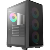 Gamma C60 ARGB , Tower-Gehäuse schwarz, Tempered Glass