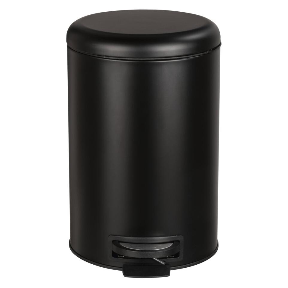 Wenko Treteimer Leman Easy Close 20 Liter schwarz matt (20 l) (54914100)