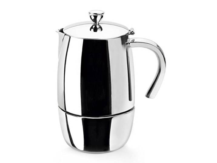 Lacor 62081 Kaffeekanne Spresso Luxe, Edelstahl Langlebiges Profi-Utensil; entwickelt für optimale Leistung und schnelle, unkomplizierte Reinigung in der Spülmaschine