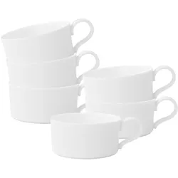 TEETASSEN Modern Grace weiß 150 ml 6er Set