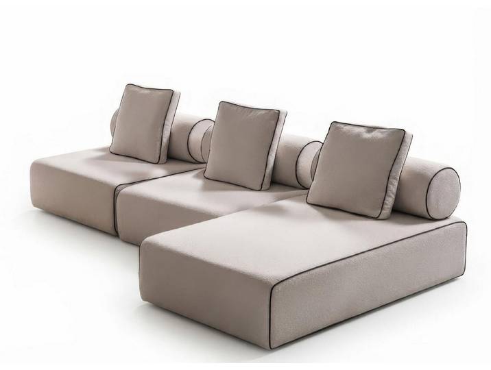 JVmoebel Ecksofa Ecksofa Modern Beige Luxus Design Wohnzimmer Couch L Form, Couchgarnitur 1 Teile, Modernes Design
