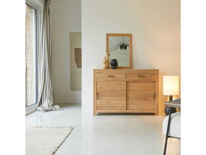 Buffet aus massivem Teakholz 120 cm Be essential - Natur - Teak
