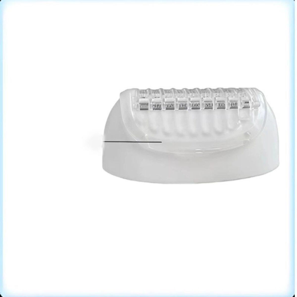 INF 3-in-1 Ersatz-Zubehörset für Damen-Epilator – Rasierkopf, Hornhautfeile, Reinigungsbürste, Ladekabel