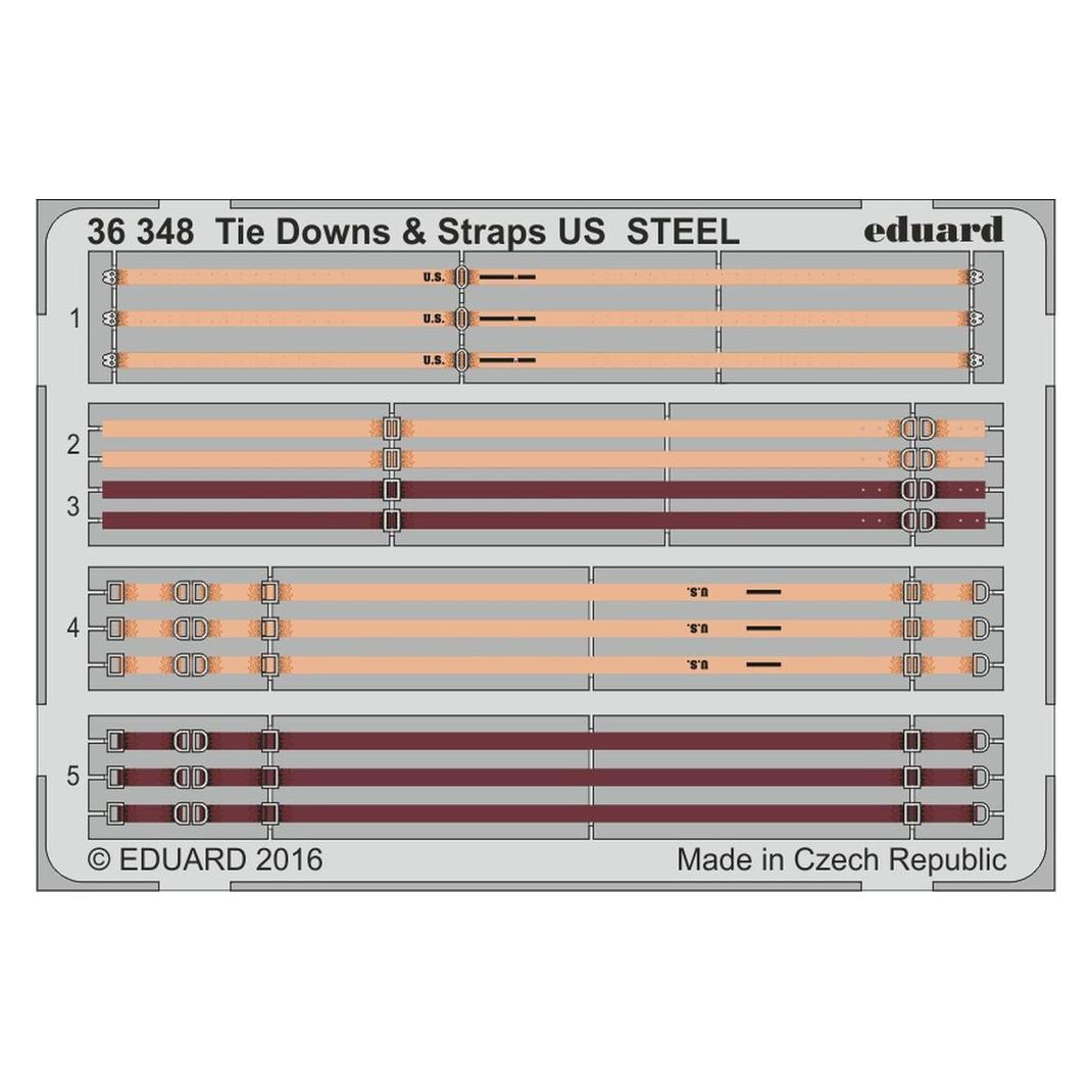 Eduard Tie Downs & Straps US STEEL (36348)