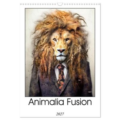Animalia Fusion (Wall Calendar 2027 DIN A3 portrait), CALVENDO 12 Month Wall Calendar