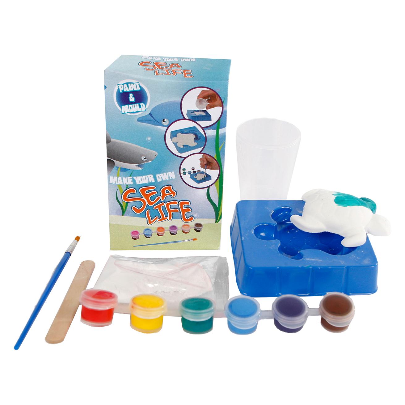 Roost Gips-und Malset Sealife 590186 inkl. Zubehör (590186)