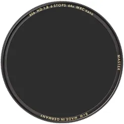 B+W ND 1,8 MRC nano MASTER 46mm (46 mm, ND Filter), Objektivfilter, Grau