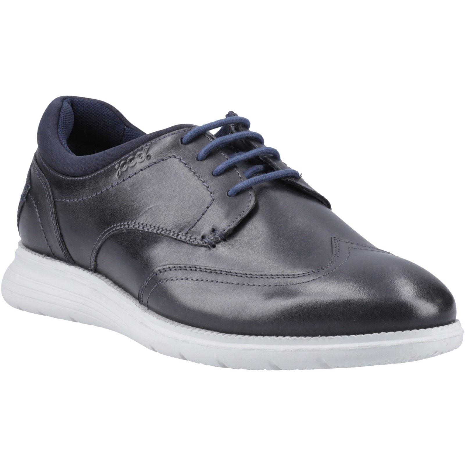 Pod Vantage Leer Heren Navy Veterschoenen