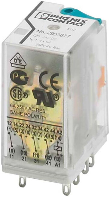 Phoenix Contact Relais RELIR4/LDP-24DC/4X21 (2903677)