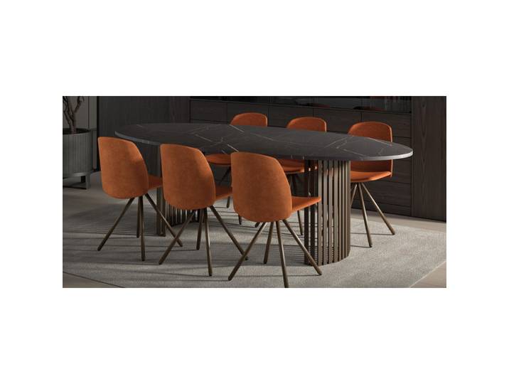 TABLE OVALE DE GRANDE DIMENSION CANVAS