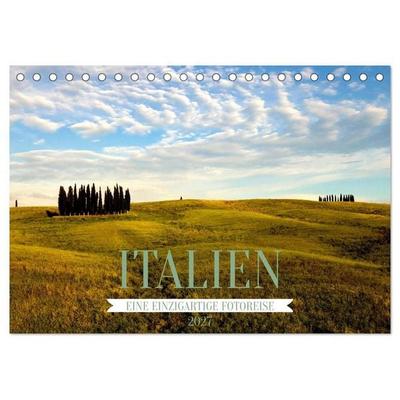 Italien, eine einzigartige Fotoreise (Tischkalender 2027 DIN A5 quer), CALVENDO Monatskalender