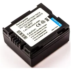 AGI Akku kompatibel mit Hitachi DZ-HS301E DZ-MV730 DZ-HS501E (Kamera Akku), Kamera Stromversorgung, Schwarz