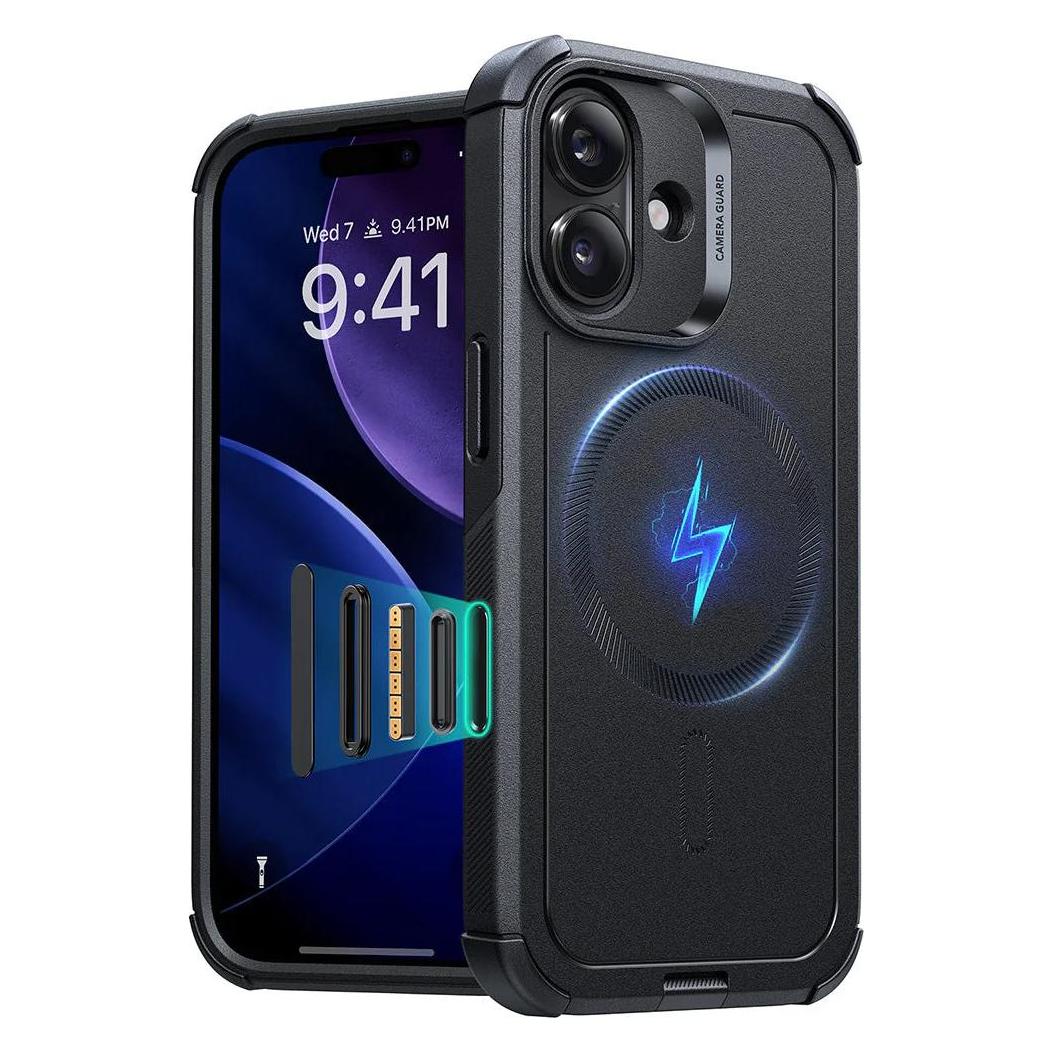 ESR - Cyber Halolock - iPhone 17 - Black (Apple iPhone 17) (59432325)