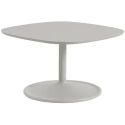 Muuto Soft Couchtisch, 70 x 70 cm, grau linoleum / grau