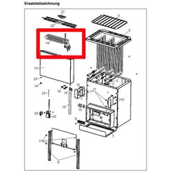 Weka Ersatz Verdampferheizkörper 1,5 KW 374683001902