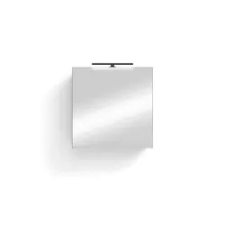 by Living Spiegelschrank   ¦ grau ¦ Maße (cm): B: 60 H: 60