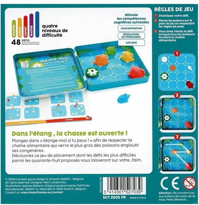SmartGames Jeu de voyage magnétique Mange-Moi si Tu Peux - Smart Games