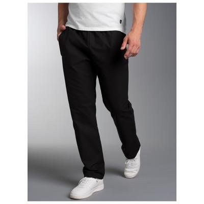 Jerseyhose TRIGEMA "TRIGEMA Freizeithose aus 100% Baumwolle", Herren, Gr. M, Normalgrößen, schwarz, Web, 100% Baumwolle, Hosen Jerseyhose