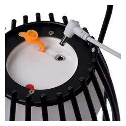 Lucide 06801/01/30 LED Außen Tischlampe Fjara 1x0,3W | 30lm | 2800k | IP44 - schwarz, dimmbar, metallisch, aufgeladen