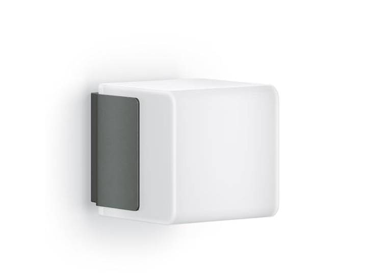 STEINEL Lampe d'extérieur L 835 SC antracite\, applique murale LED détecteur de mouvement 160°\, connectable\, peut être utilisée via app