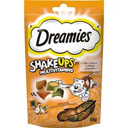 DREAMIES ShakeUps Multivitamine Ente Katzenminze Huhn 55g