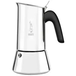 Bialetti Venus - Espressokocher - Edelstahl - silber - für 2 Tassen (nicht für Induktionsherde geeignet!)