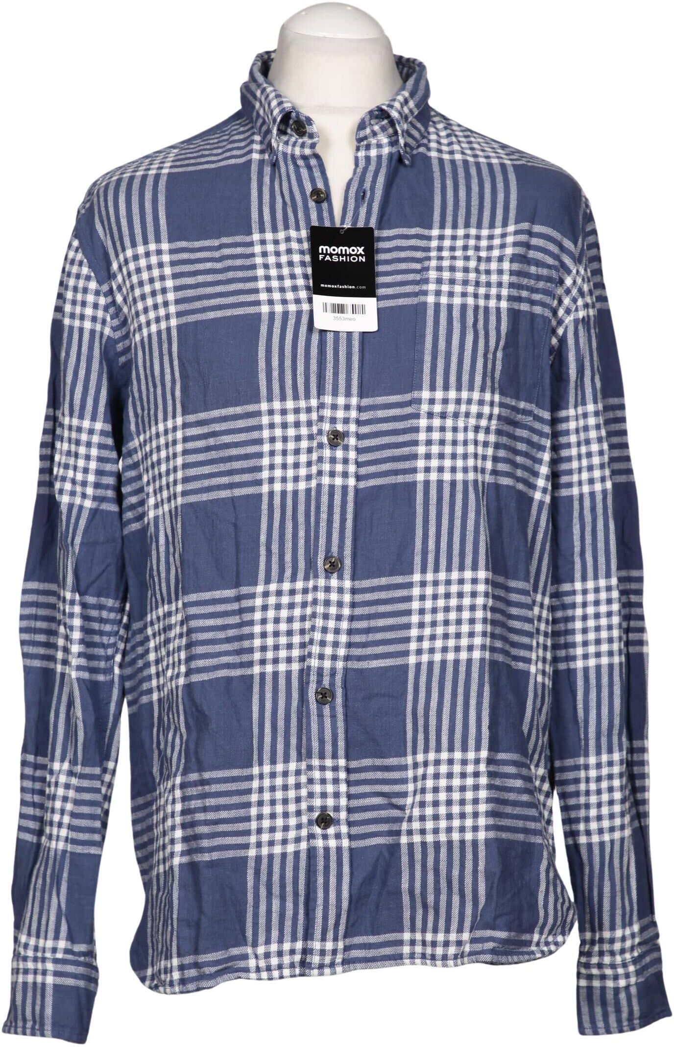 Knowledge Cotton Apparel Herren Hemd, Mehrfarbig, Gr. L, Baumwolle - Second Hand