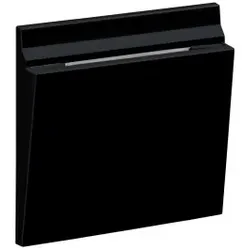 Legrand 765343 SEANO Abdeckung mechanischer Hotel-Card-Schalter, Farbe: Schwarz lackiert
